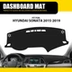 Leather For Hyundai Sonata 2015-2018 DashMat Dashboard Cover Dash Cover Mat