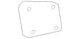 Genuine Nissan Access Cover 90916-5AA0A