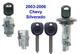 2006 Chevy Silverado BASE/HD Ignition and 2 door locks with 4 Keys-NEW