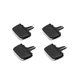 4pcs Front Rear AC Vent Grille Tab Clip SliderFor Volvo XC90 V90 S90 2015-24