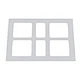 United Pacific 41623 Dashboard Panel, Switch Panel Trim, Stainless, for Volvo