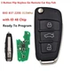 Keyless Go Remote Car Key Fob for Audi Q3 2012 2013 2014 2015 2016  8X0 837 220E