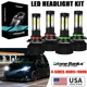 For Toyota Sienna 2004-2010 9005 9006 Combo LED Headlight Hi/Lo Beam Bulbs Kit