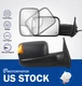 Power Heated Tow Mirrors w/Ambr Turn Signal Flip Up For 2005-2015 Toyota Tacoma