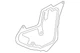 Genuine Honda Door Water Deflector 72361-T7W-A02