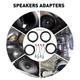 6.5" Speaker Adapter Board+Wiring Harness Connector Set Fit HONDA Pilot 2009+ Sp