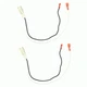 METRA 72-8104 / CAR SPEAKER ADAPTER HARNESS ( PAIR ) FOR TOYOTA 1987-UP  **NEW**