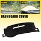 Dashboard Pad Dash Cover Mat For 2007-2013 Chevy Silverado/Tahoe/Suburban Black