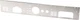 Kentrol 30562 Brushed Silver Dash Panel w/o Radio Opening for 76-86 Jeep CJ