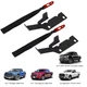 2-Sets Rear Seat Quick Latch Release Kit Black Strap Fits Ford F150 F250/ F350