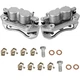2x Front Brake Calipers For 2006-2008 Dodge Ram 1500 With Bracket Assembly Kit
