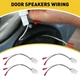4Pcs Car Door Speaker 72-6514 Wire Harness Cable For Select Jeep Chrysler Dodge