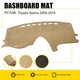 Inside Dashboard Cover Dash Mat Sunshade Pad Beige For 2004-2010 Toyota Sienna