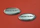 01 02 03 04 05 06 MITSUBISHI MONTERO XLS SIDE FRONT FENDER EMBLEM BADGE SET C457