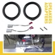 Speaker Wire Adapter Connector Bracket of Set 2 Fit Front HONDA Civic Rear Door