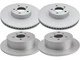 For 2013-2015 Subaru XV Crosstrek Brake Rotor Set Front and Rear 14992RHFG 2014