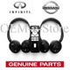 2013 Infiniti QX56 JX35 Rear DVD Entertainment Headphones Set + Remote Control