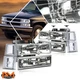 For 94-99 Chevy C/K Pickup Suburban Headlight/Lamps Chrome Housing Clear Corner
