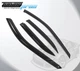 4pcs Out-Channel 2mm Sun Rain Guard Deflector Visor