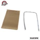 Fits 09-13 Buick LaCrosse 1 Set Center Console Roller Blind Cover+Plating Trim