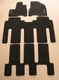 New Genuine OEM Kia Sedona Floor Mats FULL SET 2015 - 2021 Black A9F14AC200WK
