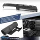 Black TPE Dash Cover Dash Cap Soft Fit For 81-91 GMC Chevrolet Trucks SUV Pickup