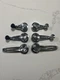 1961 1962 1963 1964 CHEVY II Nova BELAIR INTERIOR DOOR HANDLES WINDOW CRANK 6pcs