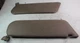 1992-1997 Ford F150 Set Pair Brown Vinyl Sun Visor Driver & Passenger Side OEM