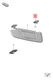 Genuine PORSCHE Mounting Sun Visor Inner Black 9P18575611E0