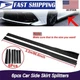 86.6" Side Skirt Splitters Lip 14-2020 For Lexus IS IS200t IS300 IS350 F-SPORT C