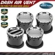 4x Chrome Silver AC Heater Air Vent HVAC Vent Duct for Ford F-150 04-08 Lincoln