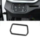 Car Headlight Button Frame Button Trim For VW ID.4 2021-2023 Steel Carbon Fiber