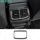 For Volkswagen ID.4 2021-23 Black Steels Rear Seat Air Outlet Vent Frame Cover