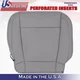2017 For Ford F150 Lariat Passenger Side Bottom Perf Leather Seat Cover Gray