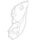 Genuine Nissan Water Deflector 80861-5EF0A