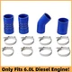 Turbo Intercooler kit Pipe Boot CAC For Ford 6.0L F250 F350 F450 F550 2003-2007