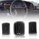 3PCS Dash Bezel Air Vent A/C Heater Fit For 1998-2002 Dodge Ram 1500 2500 3500