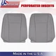 2015 to 2017 Fits Ford F150 Lariat Driver&Passenger Top Leather Seat Covers Gray