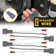 New Speaker 4x Wire Harness Adapters Connectors Fit Ford Mazda Lincoln Mercury