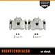 For 2009 10 11 12 2013 MITSUBISHI OUTLANDER Brake Calipers Rear Pair w/ Bracket