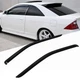 Window Visor Rain Guard 2pcs For Scion Scion FR-S 2013-2016 Tape-On Dark Smoke