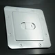 Chrome ABS Fuel Tank Gas Door Cap Cover for 82-93 Chevy S-10 88-94 S-10 Blazer
