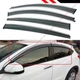 FOR 15-2022 HONDA HR-V HRV CLIP-ON CHROME TRIM WINDOW VISOR RAIN GUARD DEFLECTOR