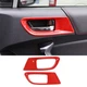 Red ABS Inner Door Handle Bowl Cover For T@yota 86 Subaru BRZ 2012-20 Scion FR-S