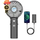 HandFan 5200mAh Portable Handheld Fan, Personal Hand Held 4&Prime; (5200), B-Black