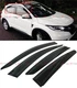JDM STYLE CLIP-ON WINDOW VISOR RAIN GUARD DEFLECTOR FOR 2016-2022 HONDA HR-V HRV