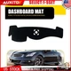 Dashboard Cover Pat Dash Mat For 2008-2015 Infiniti G25 G35 G37 Q40 Black 1-5X