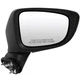Mirror Power Heated Turn Signal Smooth Black Fits 14 15 16 17 Mazda 6 Passenger