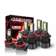 For Ford F250 F350 F450 F550 Super Duty 2023-2025 LED Headlight Fog Light Bulbs