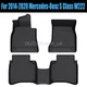 For 2014-2020 Mercedes-Benz S Class W222 TPE All-Weather Floor Mats Liners Black